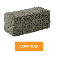 Paver drenante para jardim no terraço com o botão para clicar e comprar.