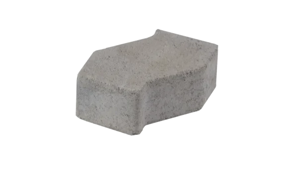 Bloco de concreto utilizado em piso para obras com formato intertravado (Piso em S)